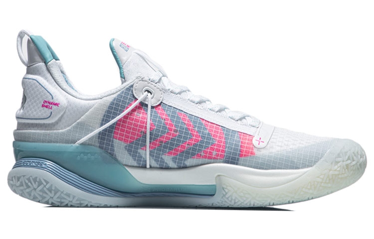 Li-Ning Blitz 7 Premium White/Blue/Pink - вид с внутренней стороны