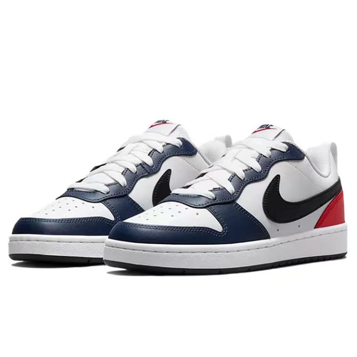 Nike Court Borough White Blue Red - вид спереди