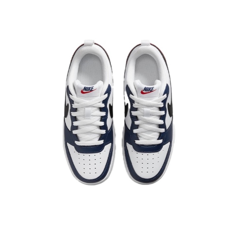 Nike Court Borough White Blue Red - вид сзади