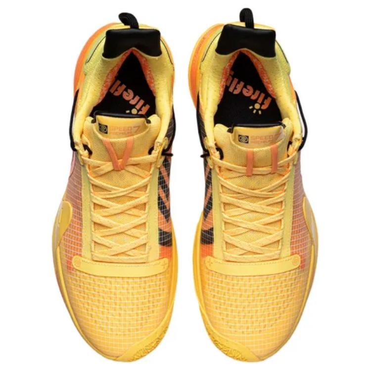 Li-Ning Blitz 7 Premium And Yellow - вид сзади