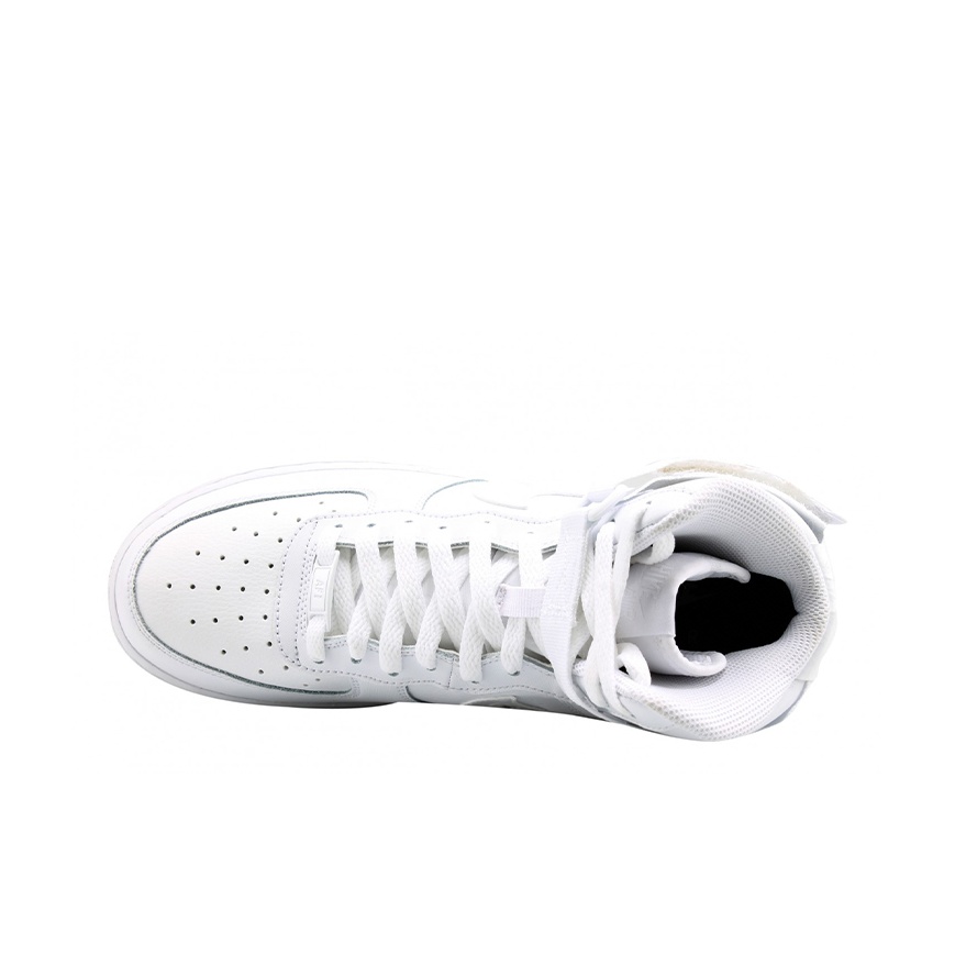 Nike Air Force 1 High GS White/White-White - вид спереди