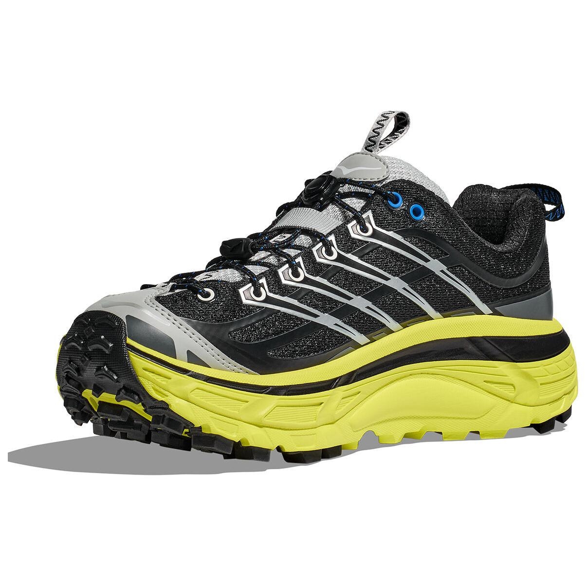 HOKA ONE ONE Mafate Three 2 Black Citrus - вид с внутренней стороны