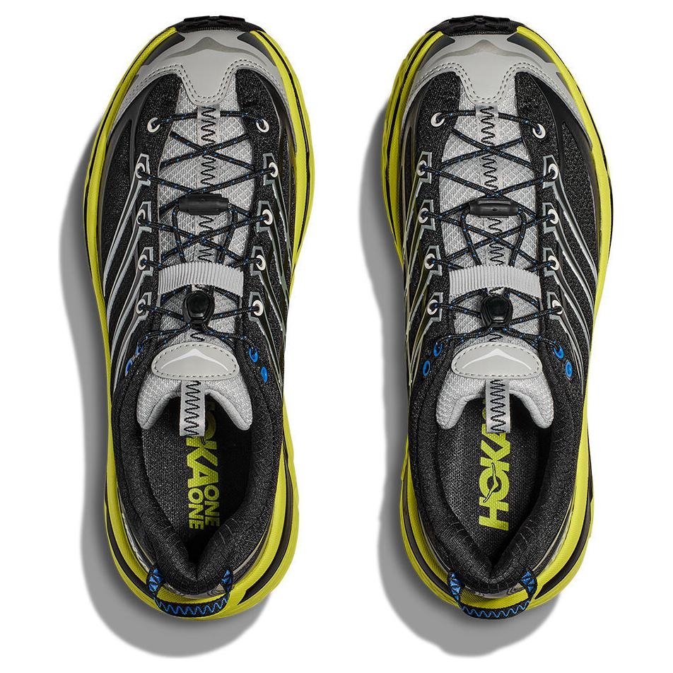 HOKA ONE ONE Mafate Three 2 Black Citrus - вид спереди