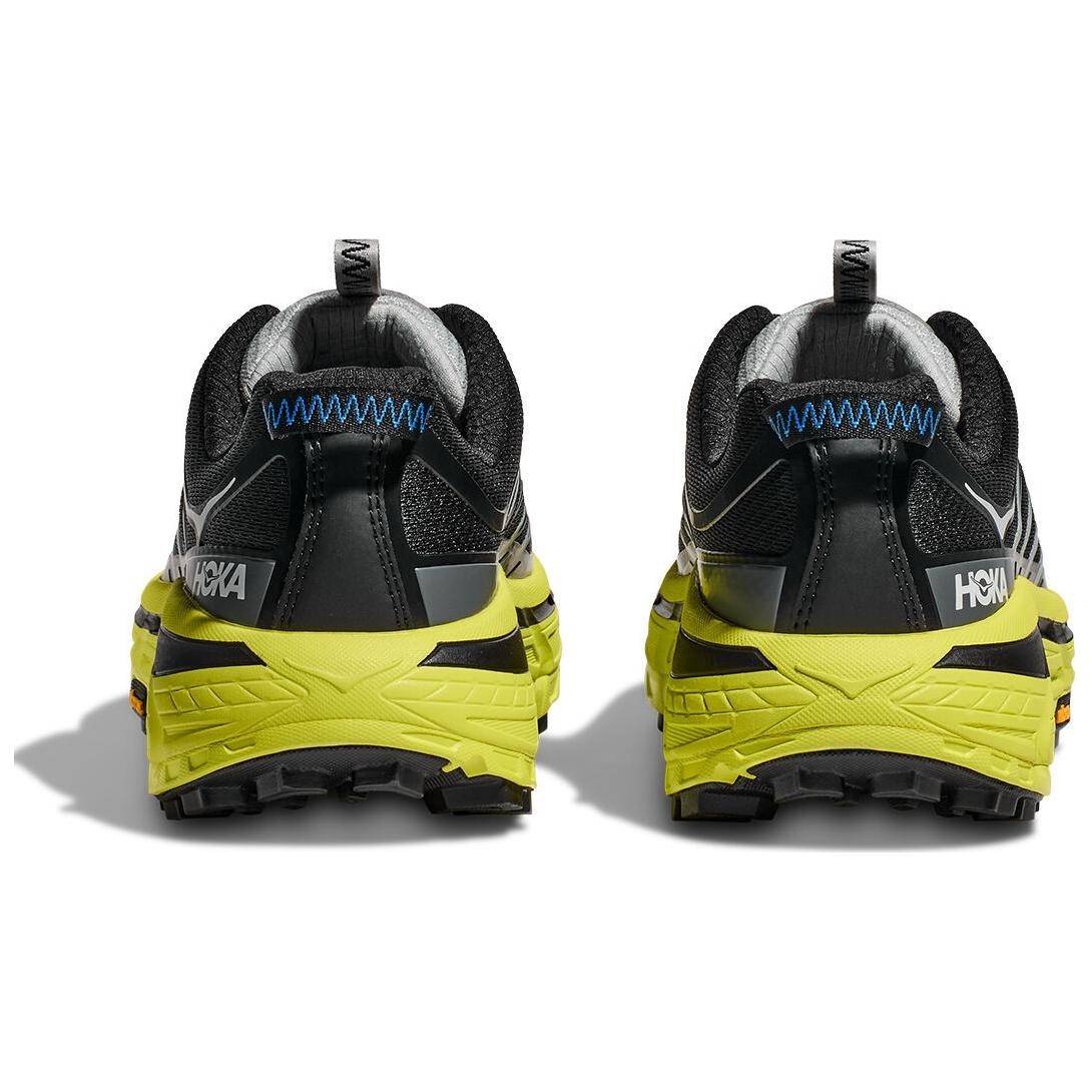 HOKA ONE ONE Mafate Three 2 Black Citrus - вид сзади