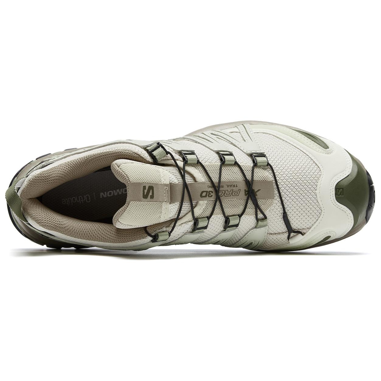SALOMON XA PRO 3D Greige/Light Celadon Green/Pepper White - вид сзади