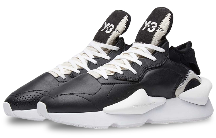 Y-3 Kaiwa Black White - вид с внутренней стороны