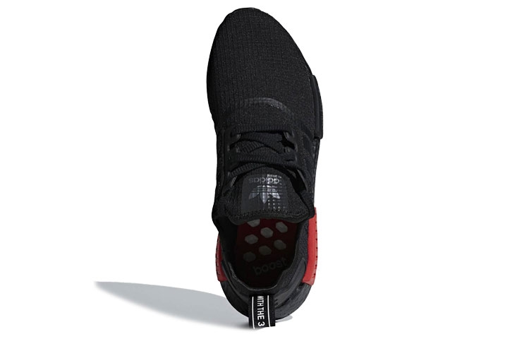 adidas NMD R1 Core Black Lush Red - подошва
