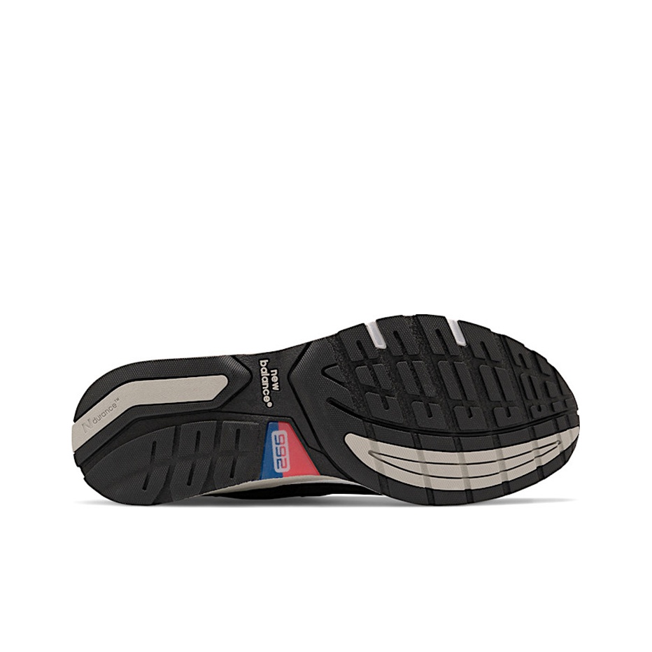 New Balance NB 992 Running Course Black / White (полнота: D) - вид сзади