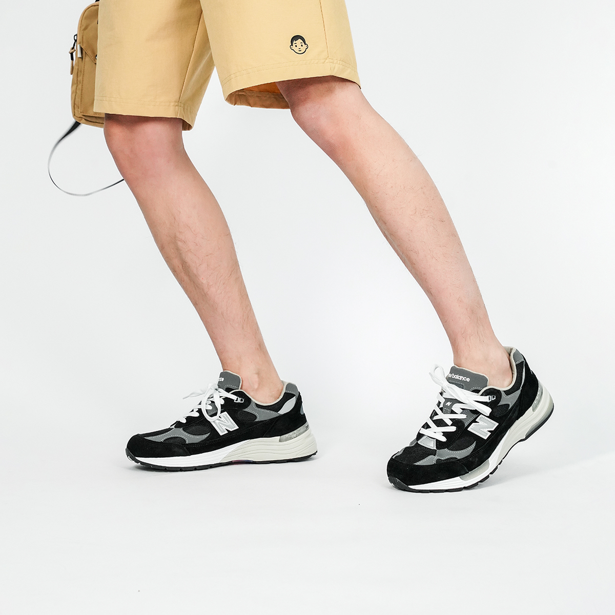 New Balance NB 992 Running Course Black / White (полнота: D) - вид 7