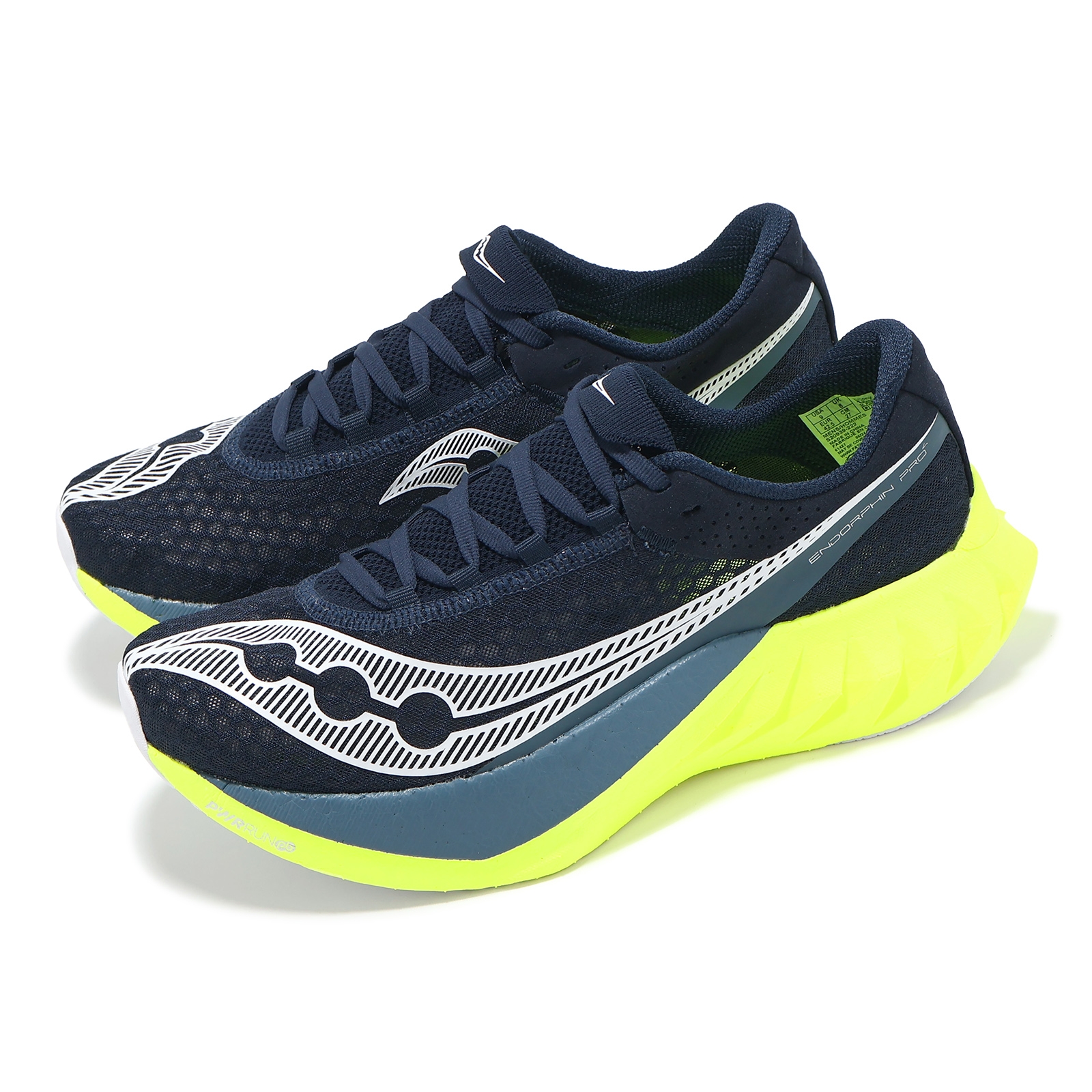 Saucony Endorphin Pro 4 And Y2k Marine Blue - вид спереди
