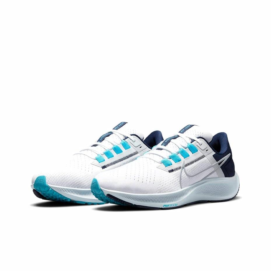 Nike Air Zoom Pegasus 38 'White Midnight Navy' - front view