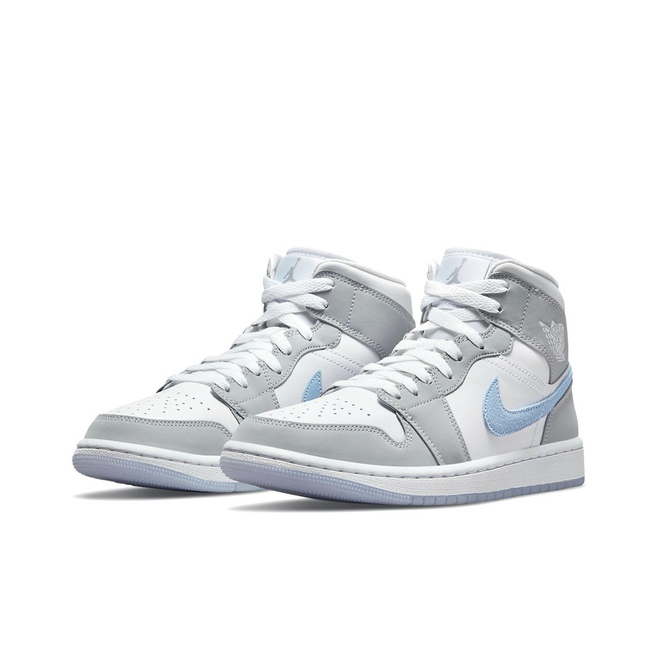 Jordan Air Jordan 1 mid "wolf grey" dior - вид спереди