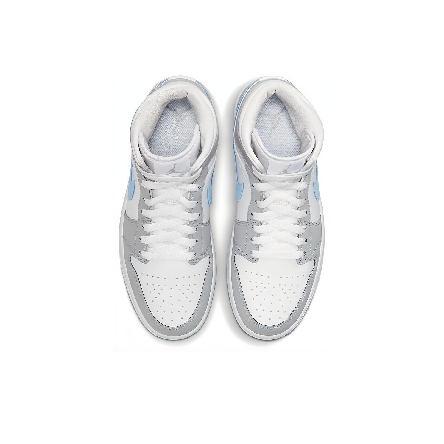 Jordan Air Jordan 1 mid "wolf grey" dior - вид сзади