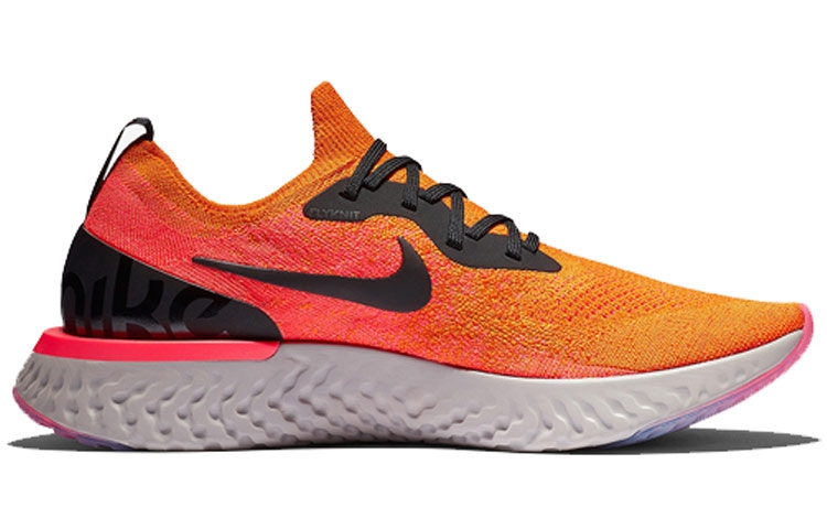 Nike Epic React Flyknit Copper Flash - view from the inside