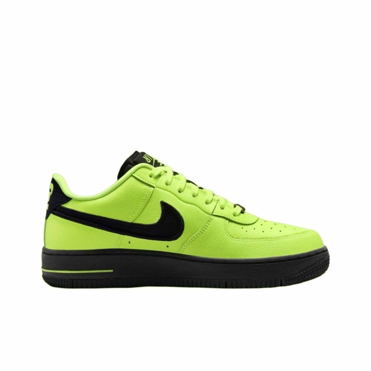 Nike Air Force 1 Low Dance Volt/Gunmetal/Black - вид с внутренней стороны