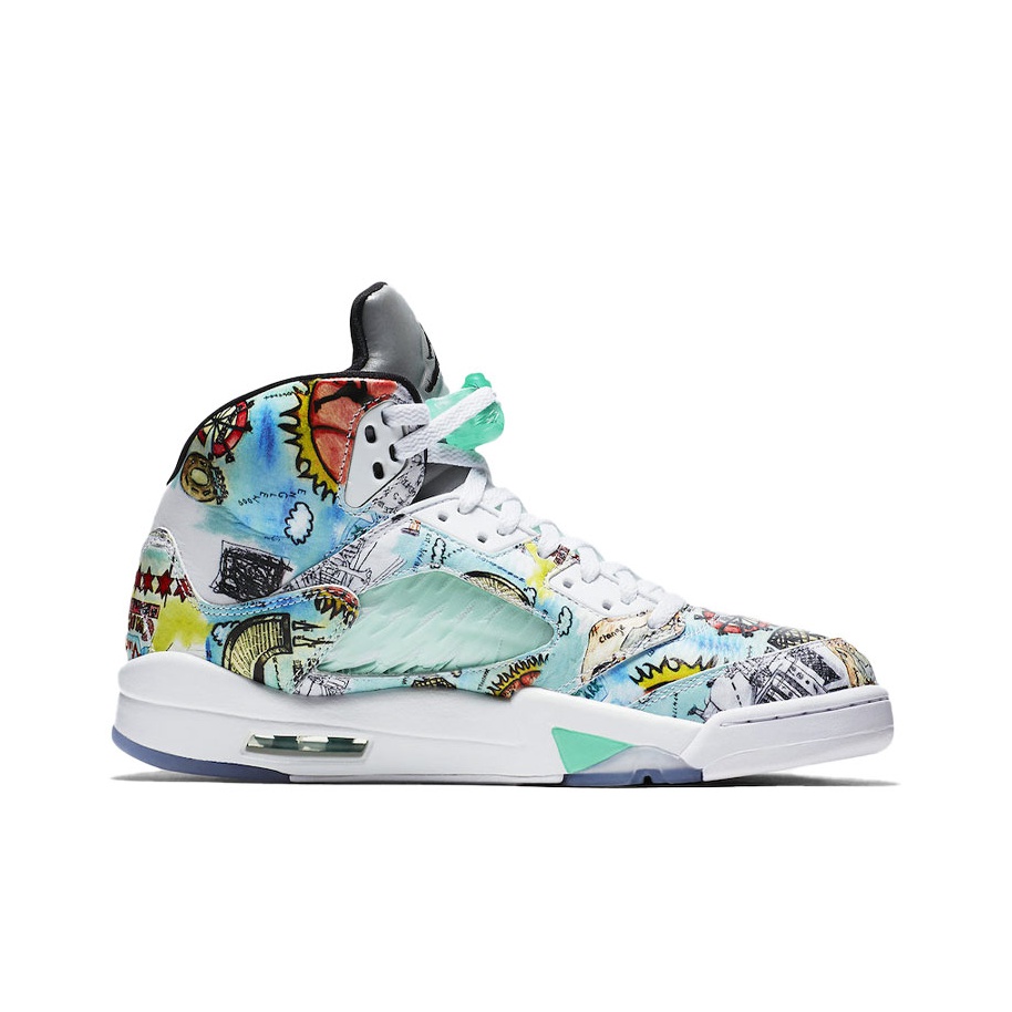 Jordan Air Jordan 5 "Wings" - вид с внутренней стороны