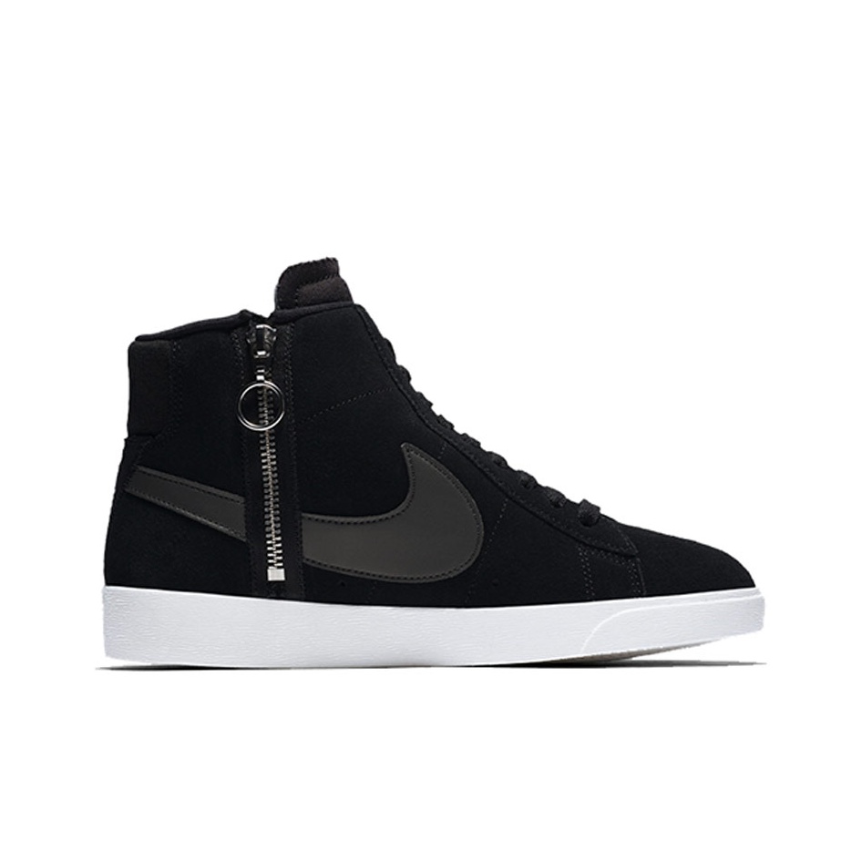 Nike Blazer Mid Rebel Black White - вид с внутренней стороны