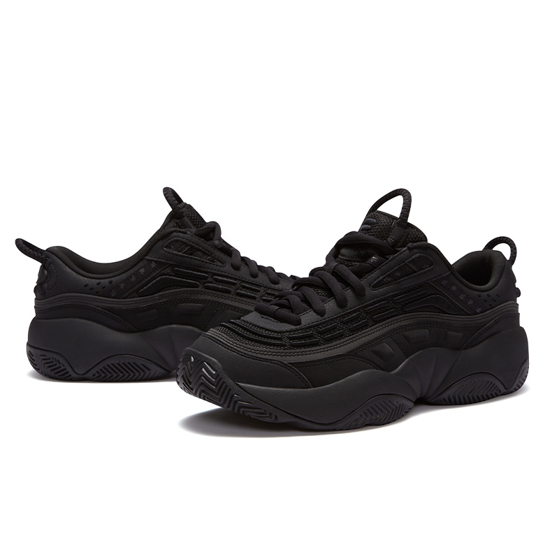 FILA FUSION Flame Shoes Vintage Black - rear view