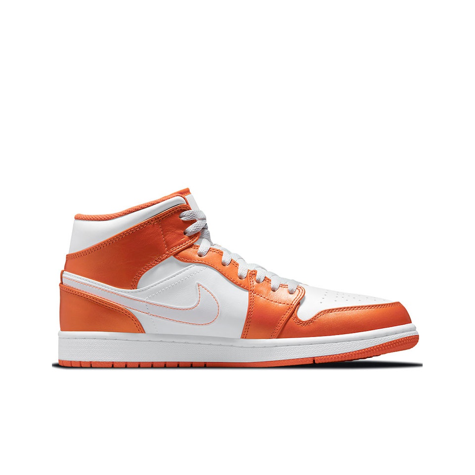 Jordan Air Jordan 1 mid se "white/orange" - вид с внутренней стороны