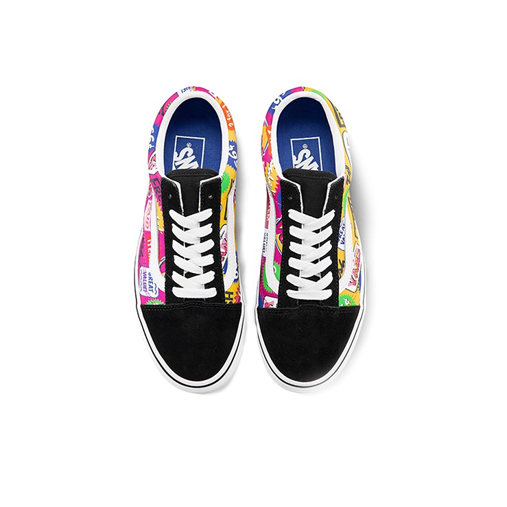 Vans Old Skool Colored Letters Multicolor - вид спереди