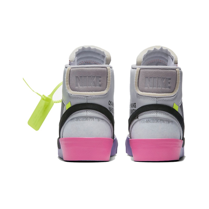 OFF-WHITE x Nike Blazer Wolf "Grey Serena" THE TEN - подошва