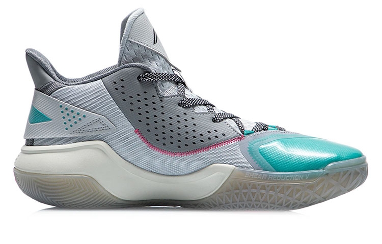 Li-Ning Shark Grey/turquoise Green - вид с внутренней стороны