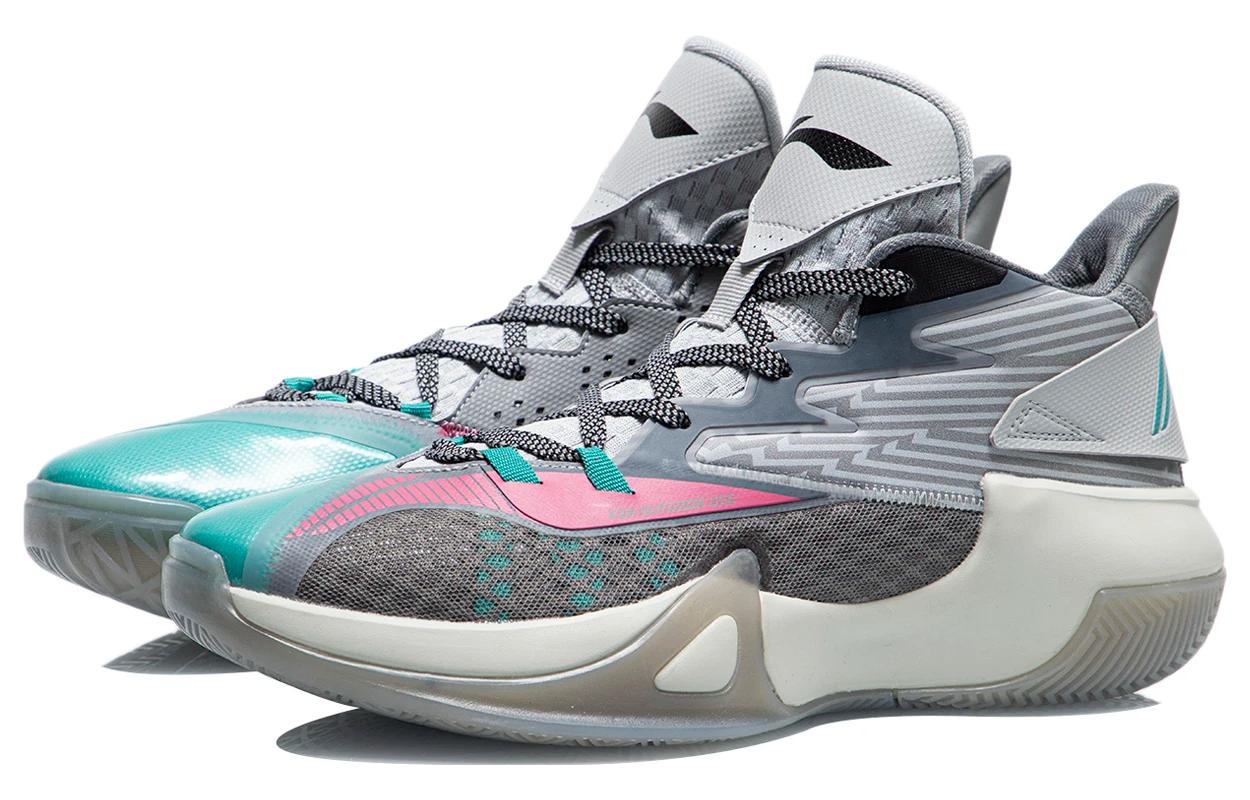 Li-Ning Shark Grey/turquoise Green - вид спереди
