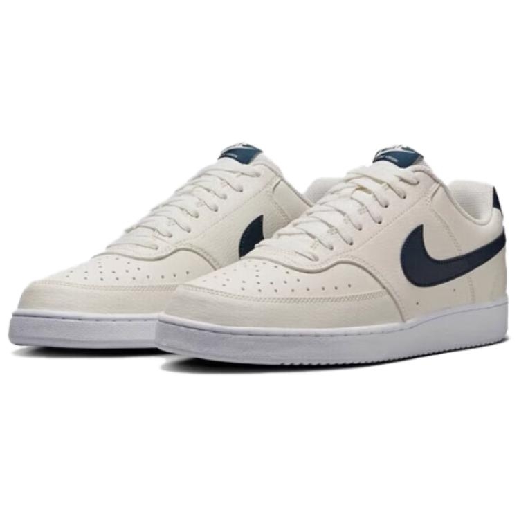 Nike Court Vision Low 'Summit White Navy' - вид спереди