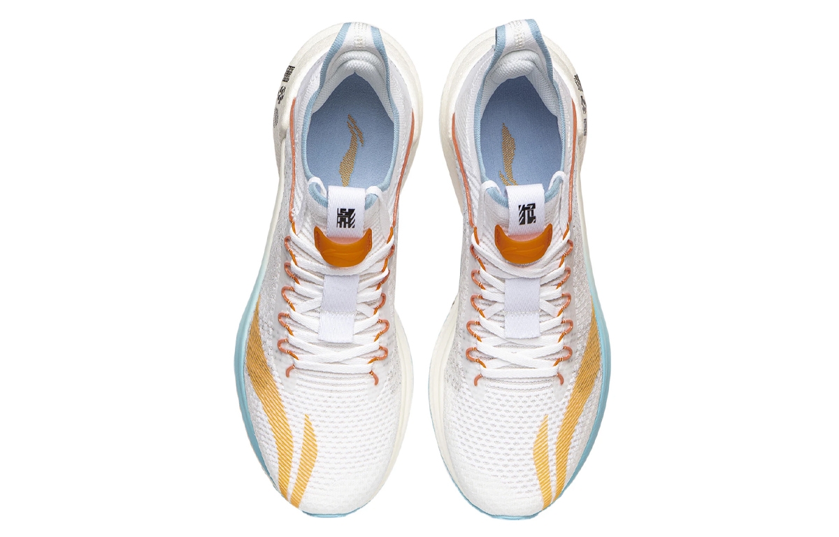 Li-Ning Jueying Essential And White Blue Yellow - вид сзади