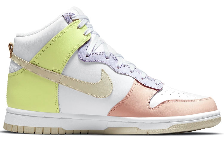 Nike Dunk High "Cashmere" - вид с внутренней стороны