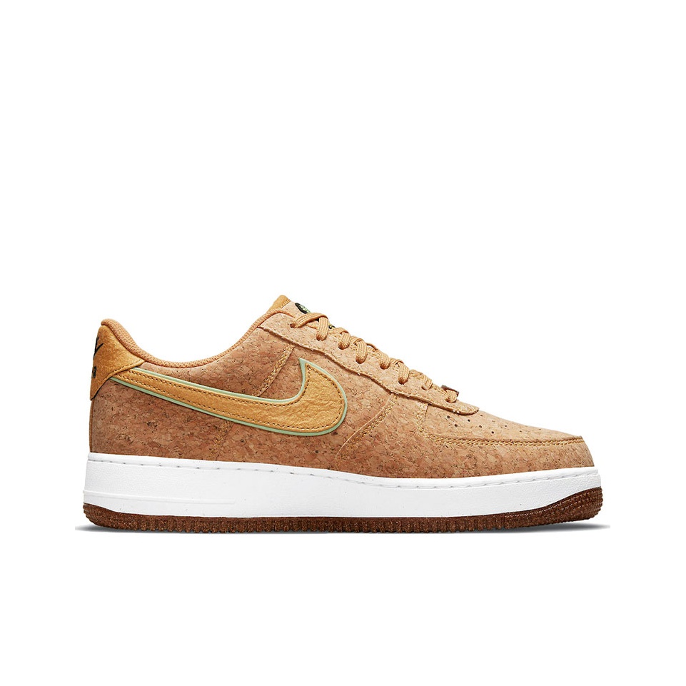 Nike Air Force 1 07 low "pineapple cork" - view from the inside