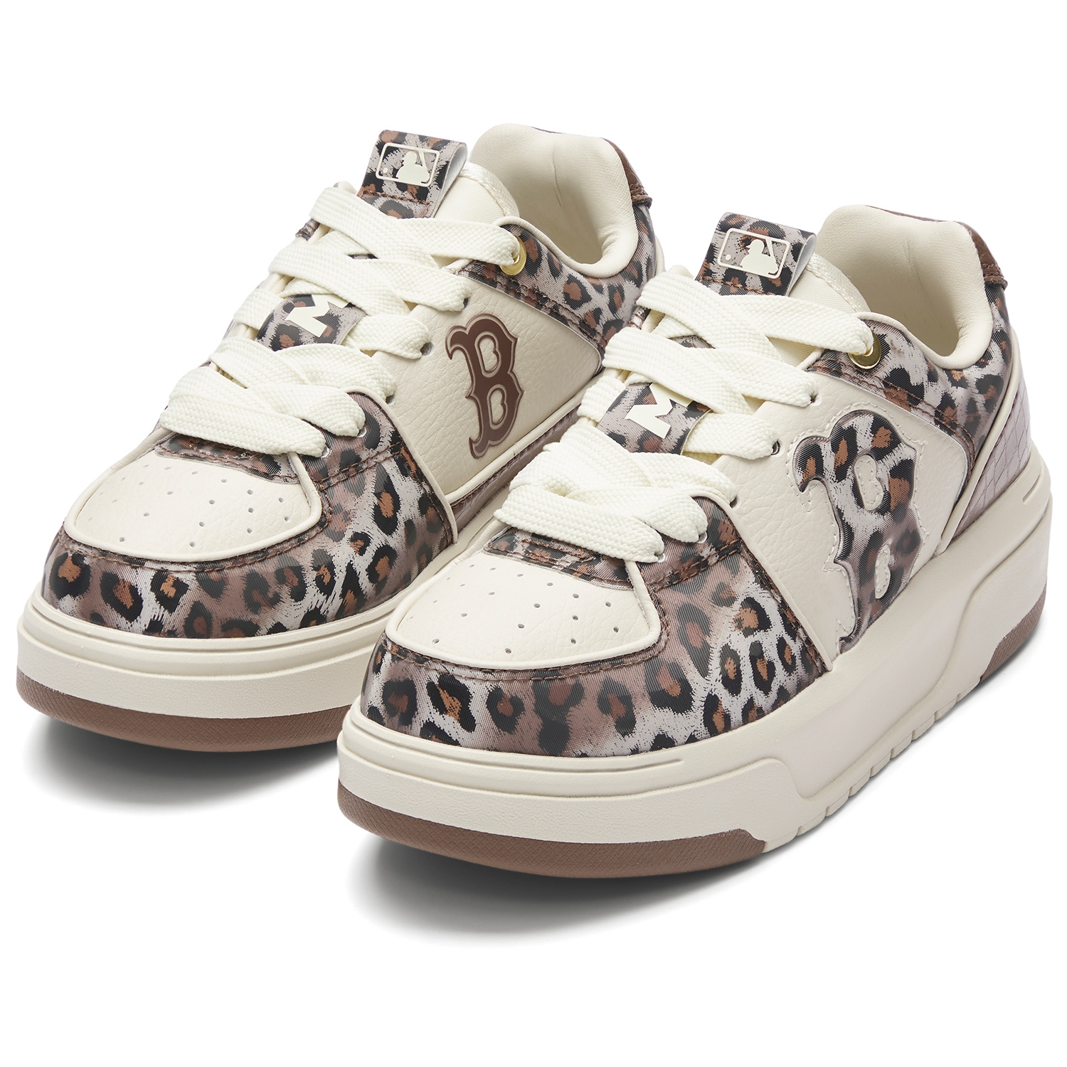 MLB Chunky Liner White Brown - вид спереди