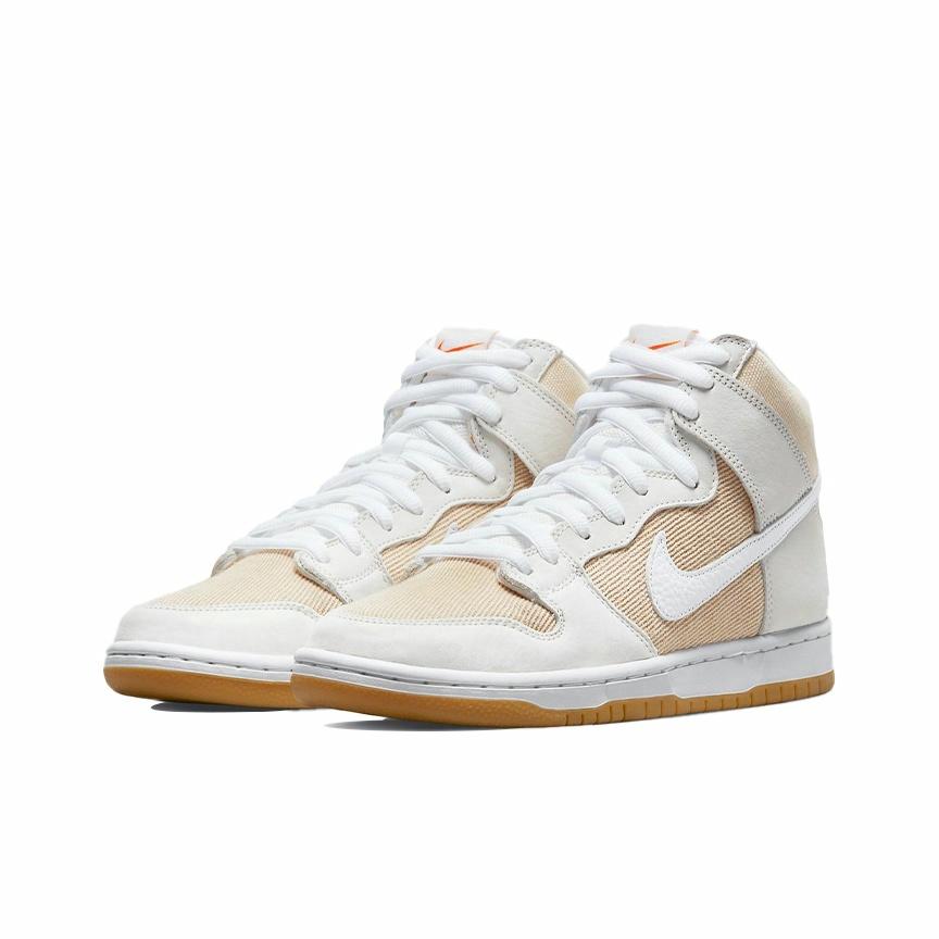 Nike SB Dunk High Pro ISO Unbleached Pack Natural - вид спереди