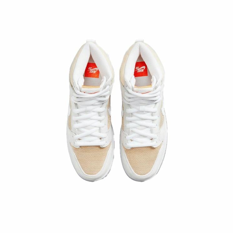 Nike SB Dunk High Pro ISO Unbleached Pack Natural - вид сзади