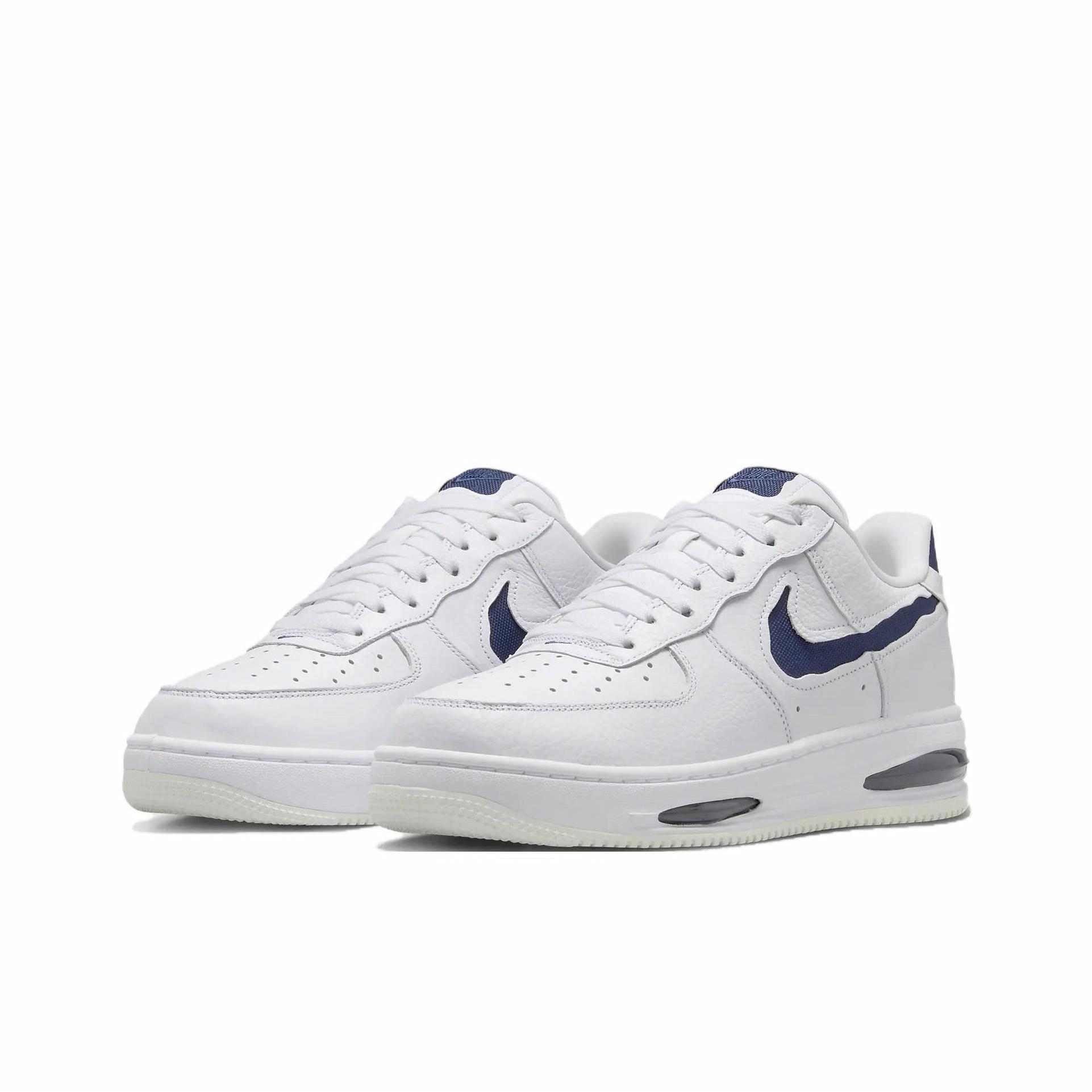 Nike Air Force 1 Low Evo 'White Midnight Navy' - вид спереди