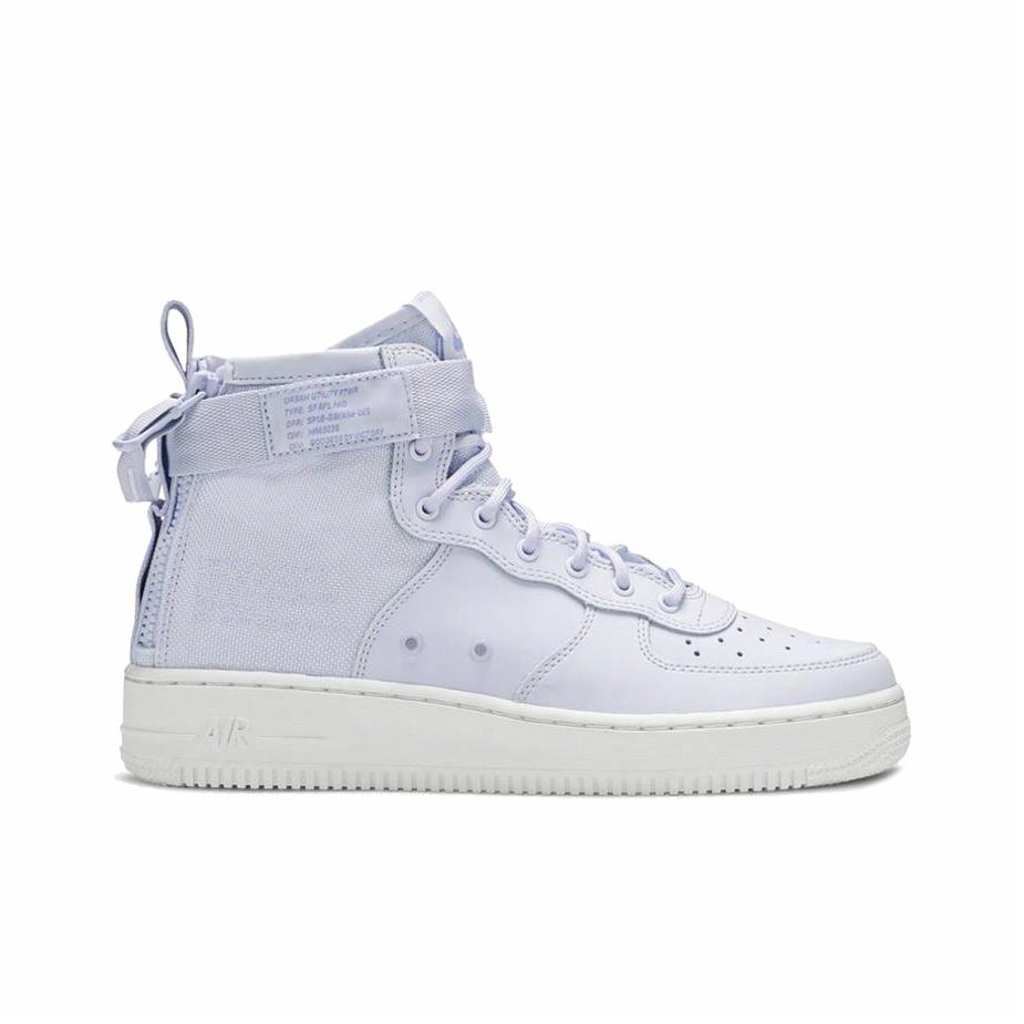 Nike SF AF1 Mid GS Palest Purple - вид с внутренней стороны
