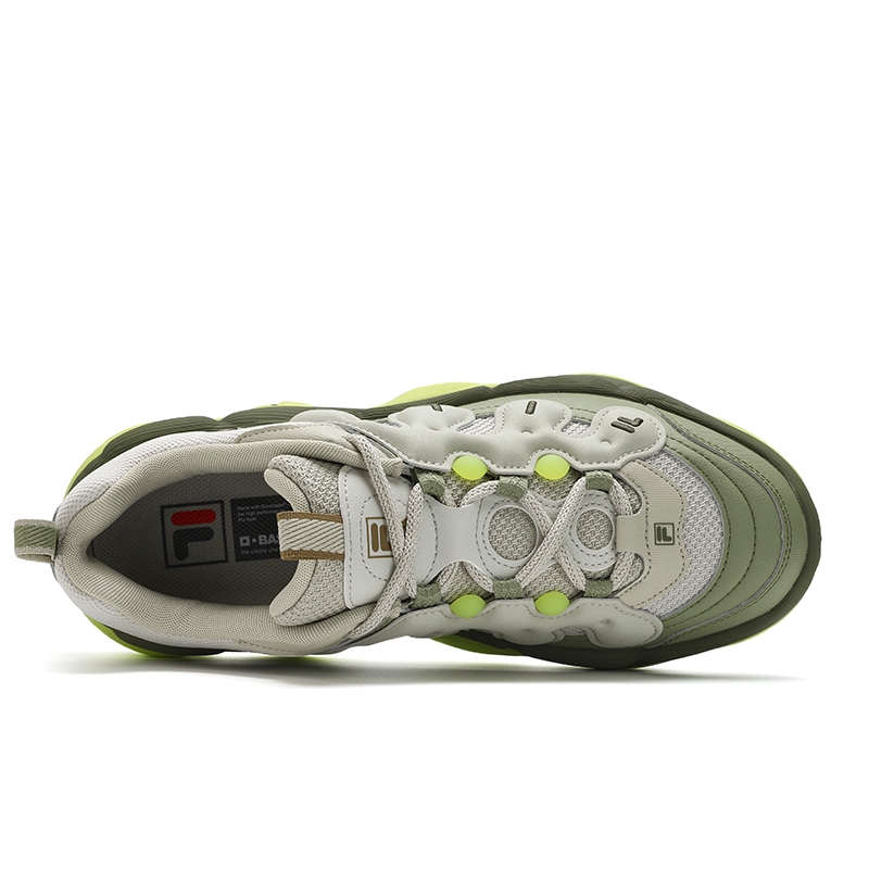 FILA PEASE Pea Shoe Gray Green - вид сзади