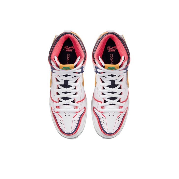 Gundam x Nike Dunk SB High Project Unicorn RX-0 - вид сзади