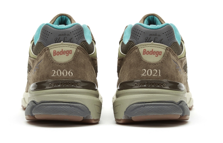 New Balance 990v3 MiUSA Bodega Here To Stay (полнота: D) - вид сзади