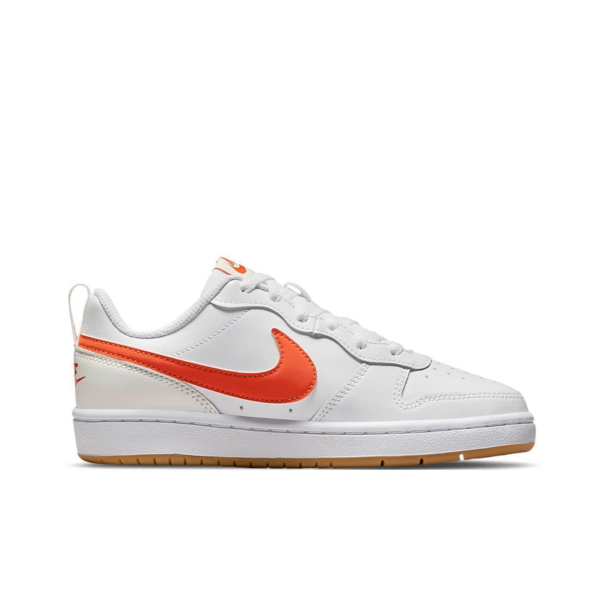 Nike Court Borough Low 2 GS White Orange Summit - вид с внутренней стороны