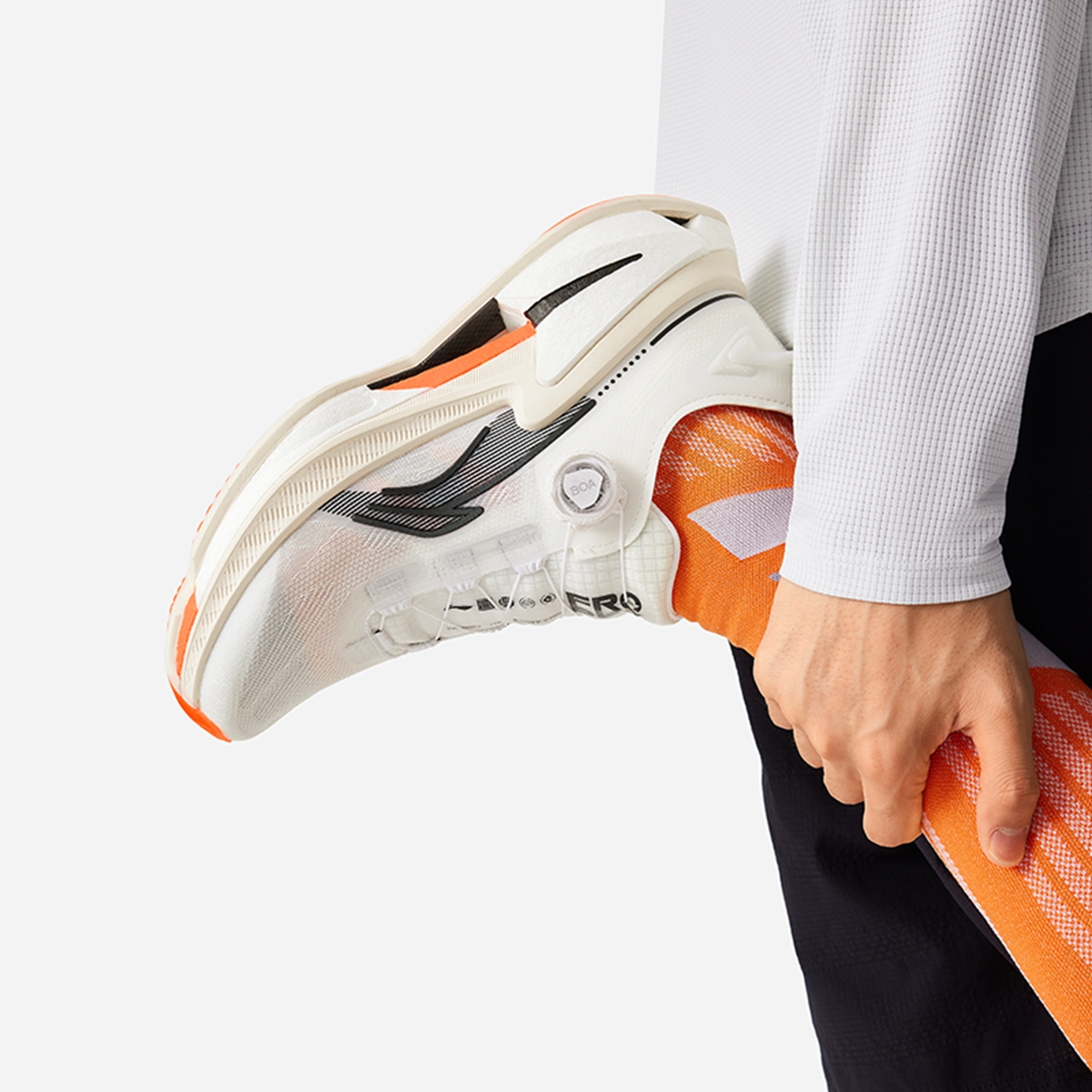 Li-Ning 8 Pro White Black Orange - вид 6