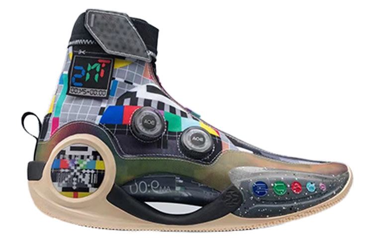 LiNing WOW 9 Way of Wade Infinity "Team No Sleep" - вид с внутренней стороны