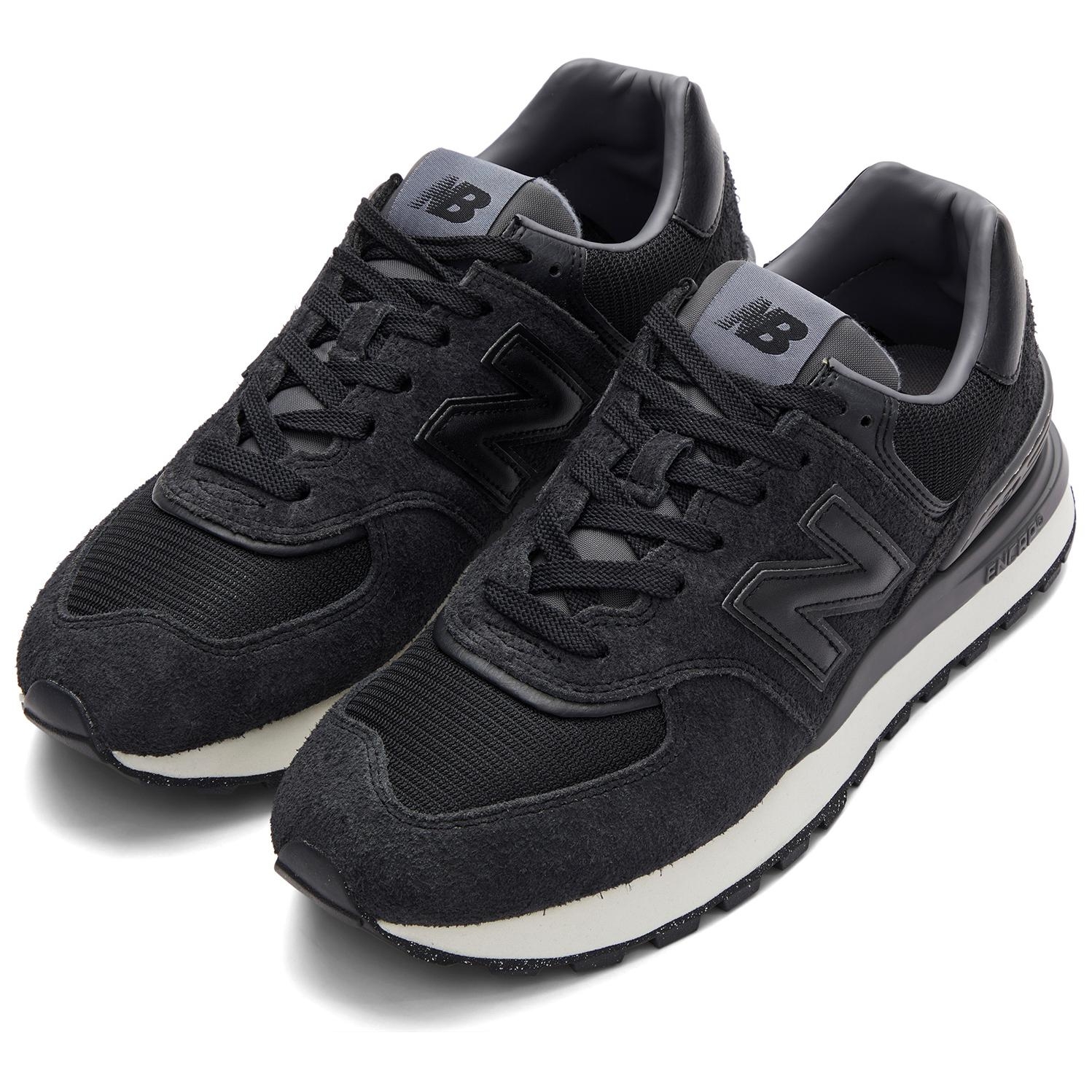 New Balance 574 Legacy Suede 'Navy' - вид спереди
