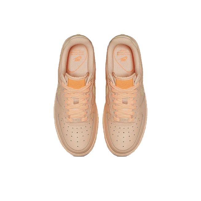 Nike Air Force 1 AF1 Orange Pulse - вид сзади