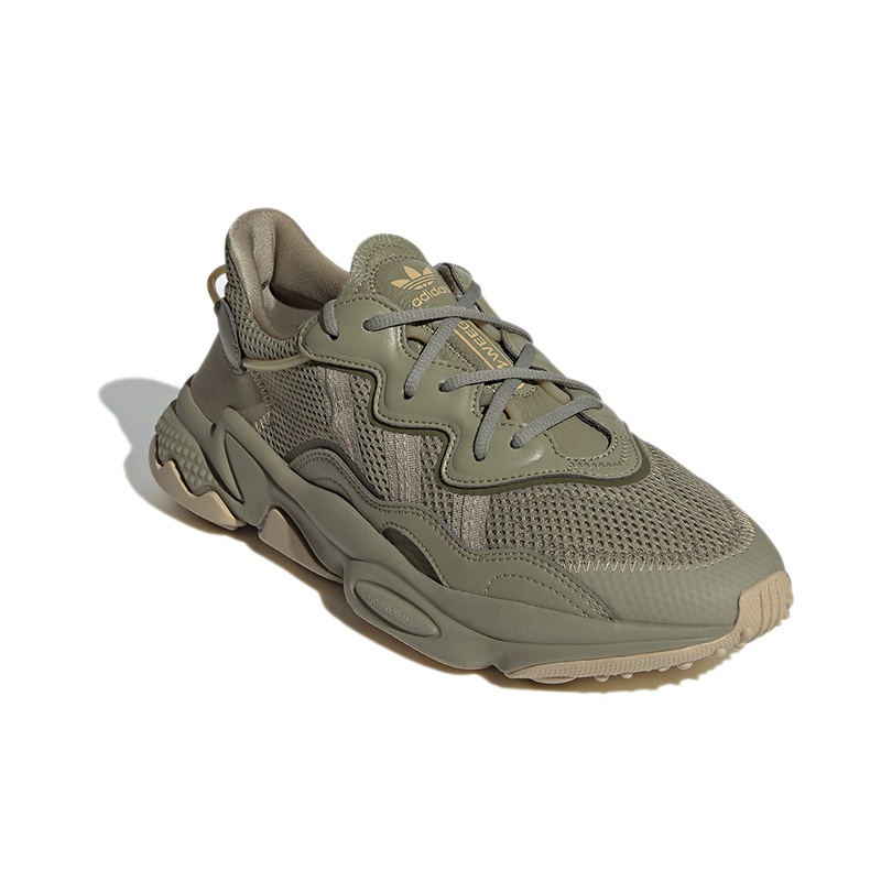 adidas originals Ozweego Khaki Beige - вид спереди