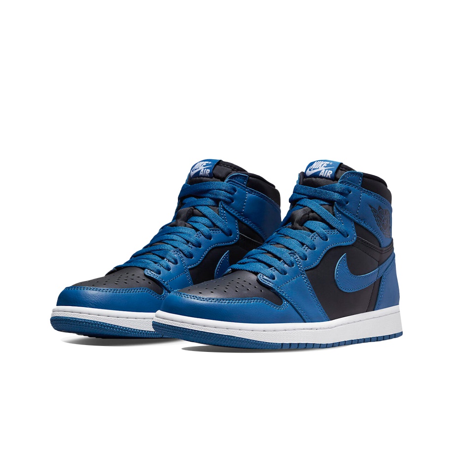 Air Jordan 1 retro high og "dark marina blue" - вид спереди