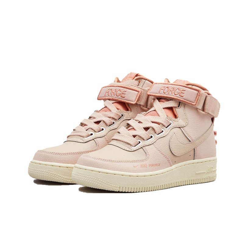 Nike Air Force 1 High Utility Particle Beige - вид спереди