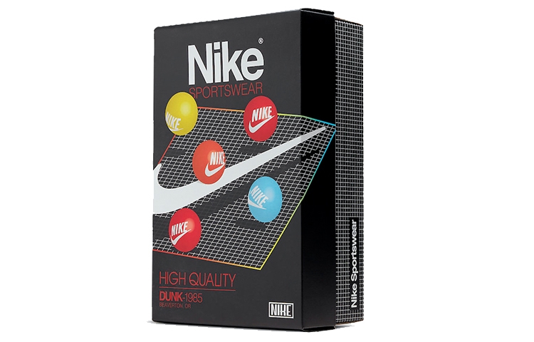Nike Dunk High 1985 Black Acid Wash - вид 8