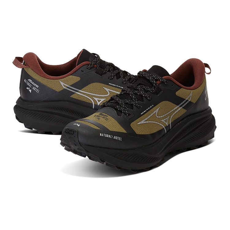 Mizuno Pi Plus PL Spray Black/Yellow Green - вид спереди