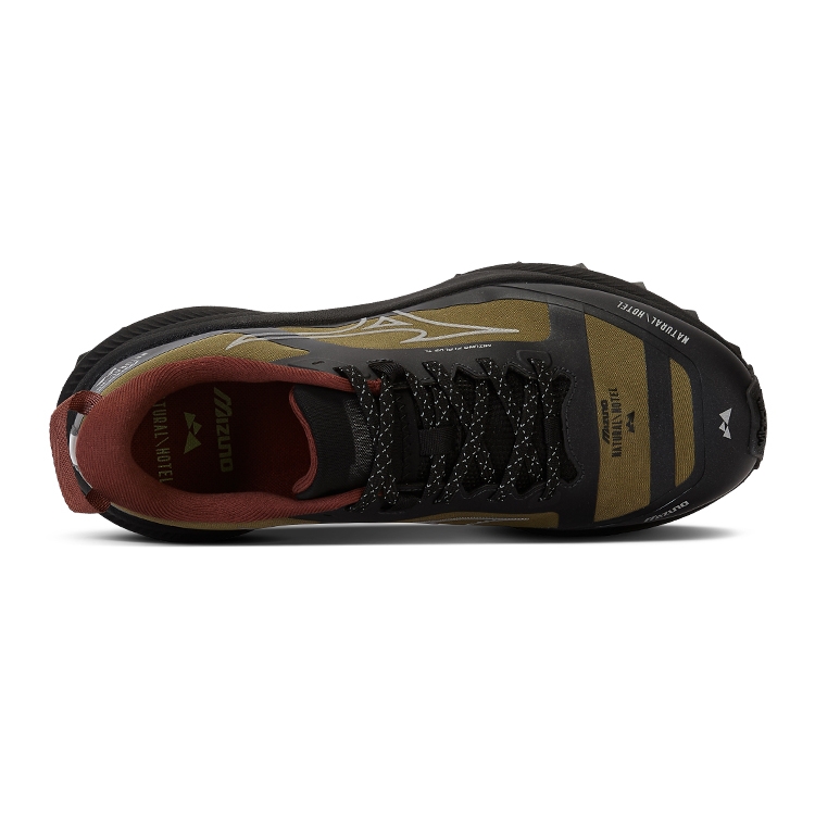 Mizuno Pi Plus PL Spray Black/Yellow Green - вид сзади